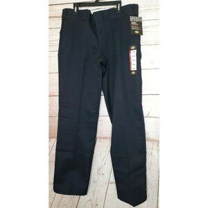 Dickies Original Fit Women’s Mid-Rise Blue Pants – Wrinkle-Resistant 8 Regular